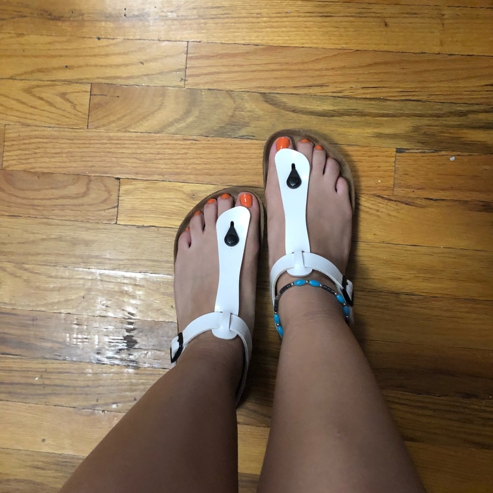 White birkenstocks